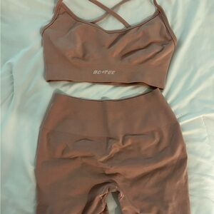 BO+TEE Mauve Activewear Set
